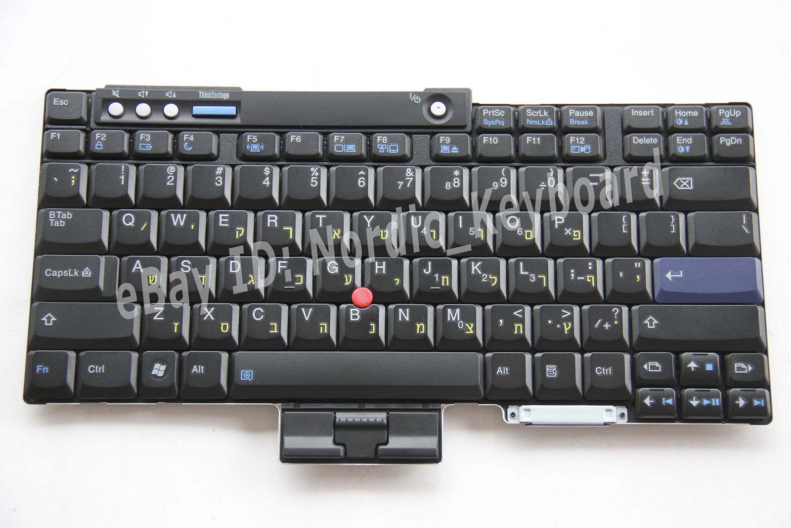 Israel Hebrew Keyboard For Lenovo ThinkPad R400 R500 T400 T500 W700